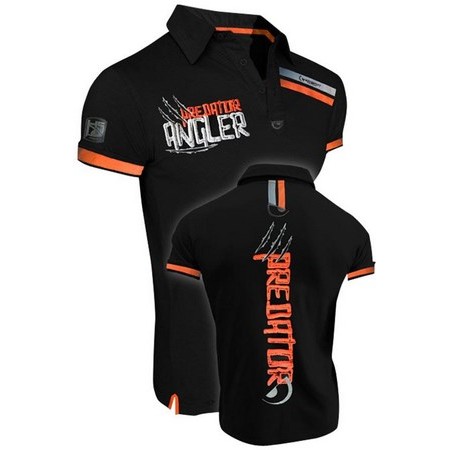 Polo Til Mænd Hot Spot Design Predator - Sort