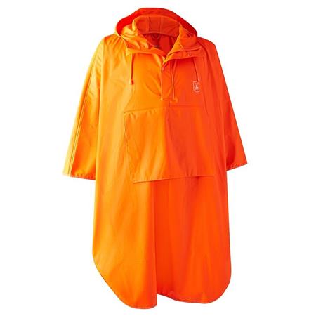 Poncho Hombre Deerhunter Hurricane Rain - Orange