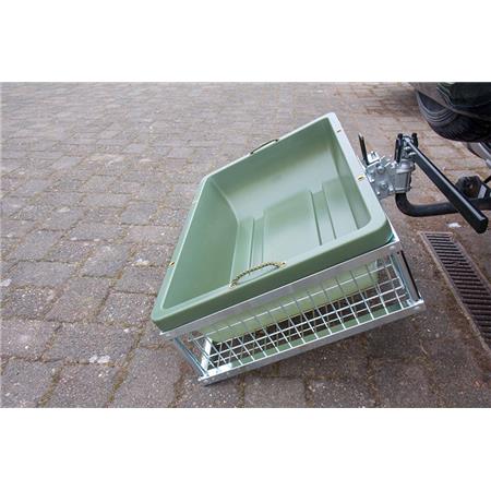 PORTA BAGAGEM TRASEIRA EUROHUNT POUR VÉHICULE RAPIDE ET RABATTABLE