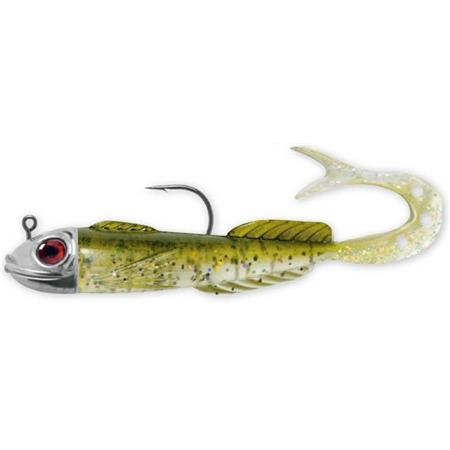 PRE-RIGGED SOFT LURE DELALANDE CHABOT CURLY YELLOW 120M