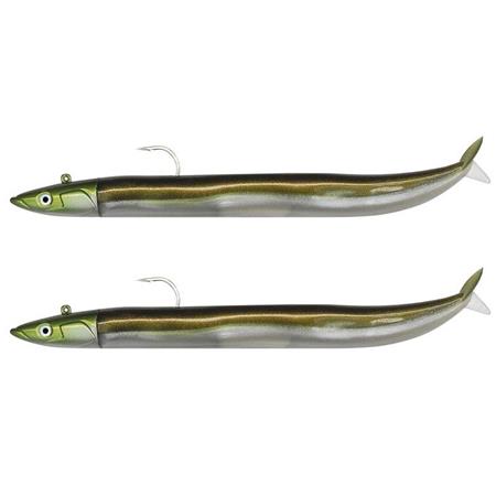 Pre-Rigged Soft Lure Fiiish Double Combo Crazy Sand Eel 100