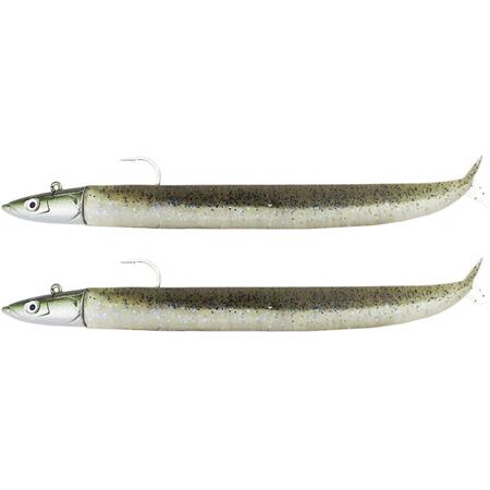 Pre-Rigged Soft Lure Fiiish Double Combo Crazy Sand Eel 120