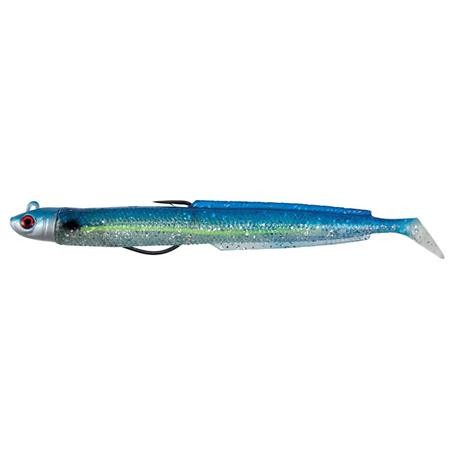 Pre-Rigged Soft Lure Flashmer Blue Equille 11.5Cm