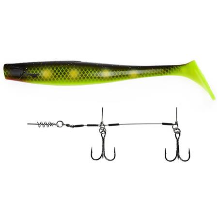 Pre-Rigged Soft Lure Lucky John Kubira Swim Shad Set 10,3” - 23Cm