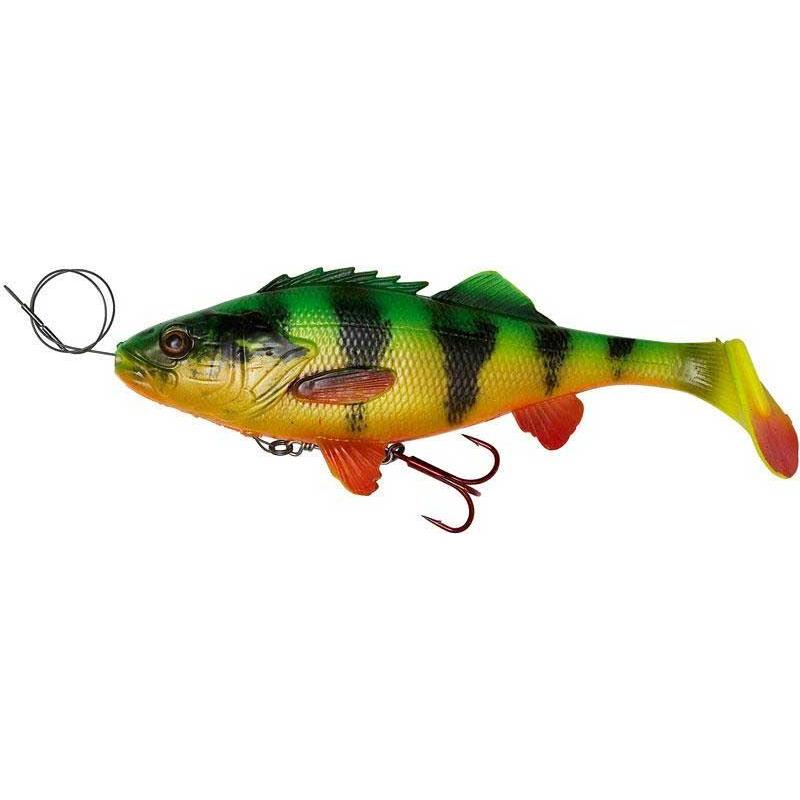 PRE-RIGGED SOFT LURE SAVAGE GEAR 4D LINE THRU PERCH SHAD 25CM