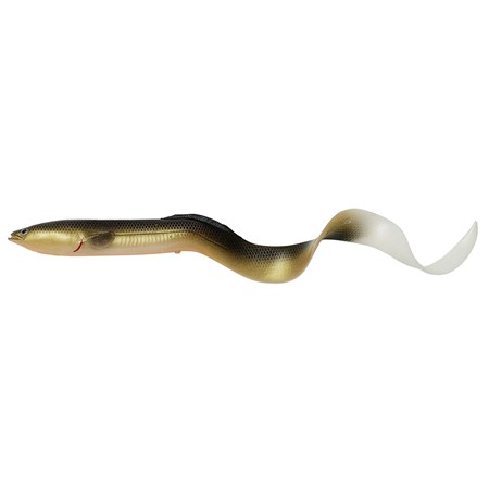 Pre-Rigged Soft Lure Savage Gear 4D Real Eel 12Cm
