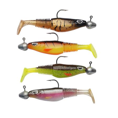 PRE-RIGGED SOFT LURES KIT BERKLEY SICK SWIMMER PACK