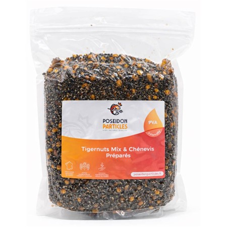 Prepared Seeds Poseidon Particles Tigernuts Mix / Chènevis Ø Large