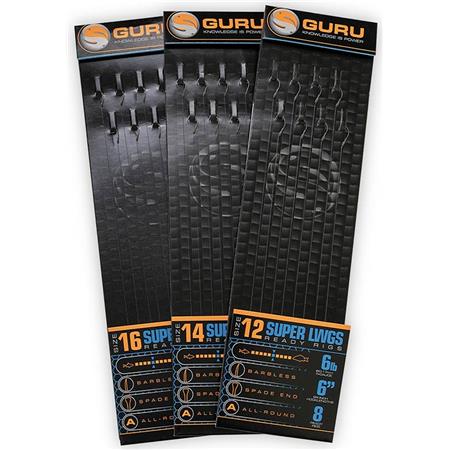 Προ-Δεμένο Αγκίστρι Guru Super Lwgs Pole Rigs 6”