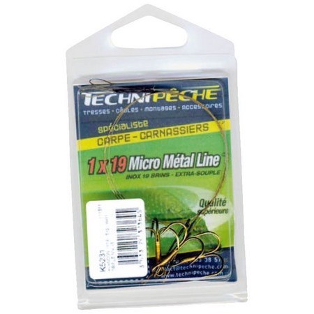 Προδεμένο Αγκίστρι Technipêche Micro Metal Line Σε Τριπλό Αγκίστρι