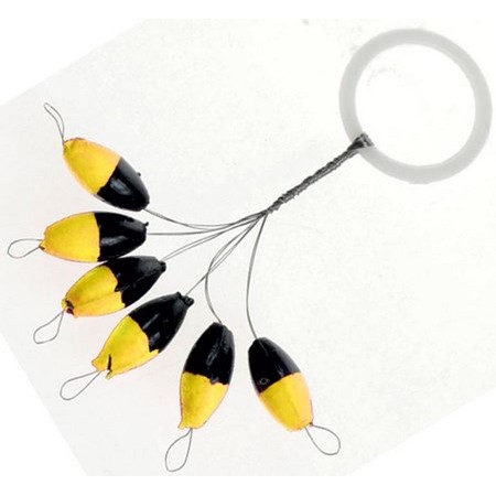 Przewodnik Żyłki Owalny Pafex Żółty - Pack De 6