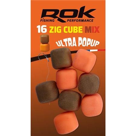 Przynęta Haczykowa Rok Fishing Zig Cube Mix