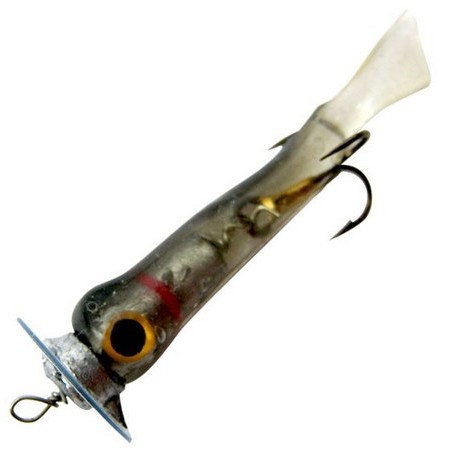 Przynęta Na Pstrąga Vario Szaro-Czarny Na Śmigle Z Dyskiem - 5Cm - Pack De 2