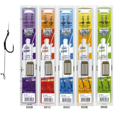 Przypon Gotowy Technipêche Technical Rigs Aligner - Pack De 2