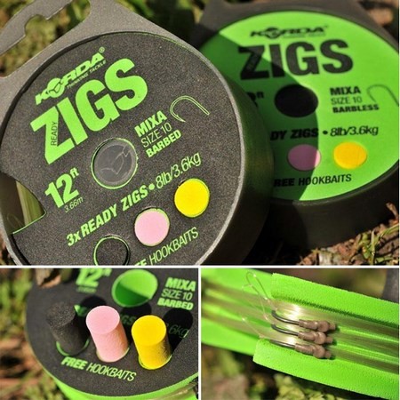Przypon Karpiowy Zmontowany Korda Ready Tied Zigs