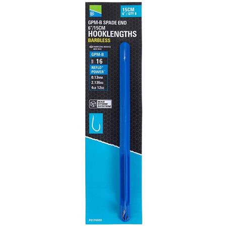 Przypony Preston Innovations Gpm-B Spade End Hooklengths Barbless