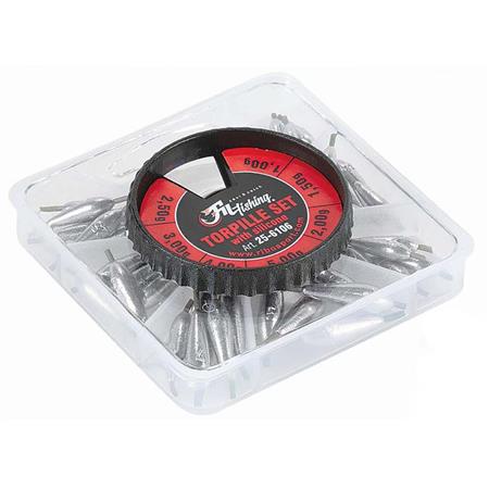 Pudełko Ciężarków Fil Fishing Torpeda Osłonka Silikonowa