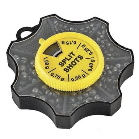 Pudełko Odważników Z Nacięciem Autain Split Shots 6 Przegródek