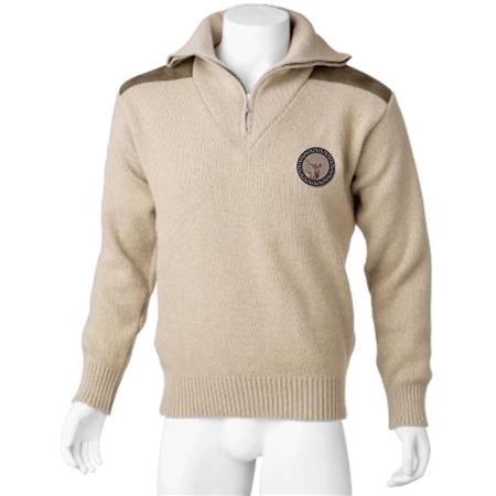 Pull Homme Bartavel P62 Cerf Camionneur - Beige