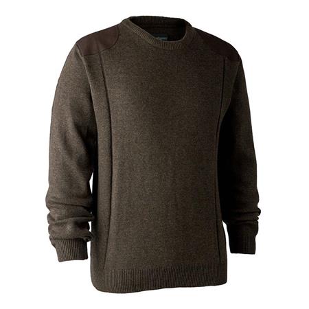 Pull Homme Deerhunter Sheffield With O-Neck - Marron