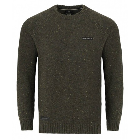 Pull Homme Korda Mindset Fisherman Knitted Sweater - Dark Olive