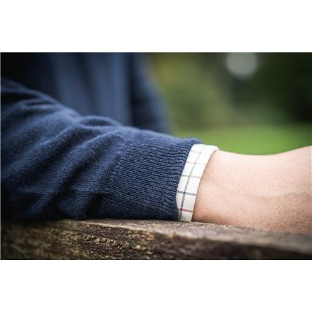 PULL HOMME SEELAND PINE V-NECK - DARK SAPPHIRE