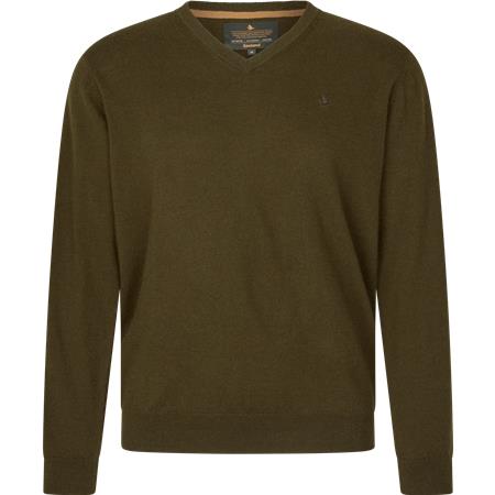 Pull Homme Seeland Pine V-Neck - Light Pine