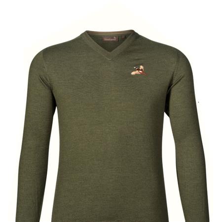 PULL HOMME SEELAND WOODCOCK V-NECK LIMITED EDITION - VERT