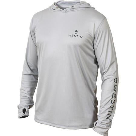 PULL HOMME WESTIN PRO GUIDE UPF LONG SLEEVE - GRIS