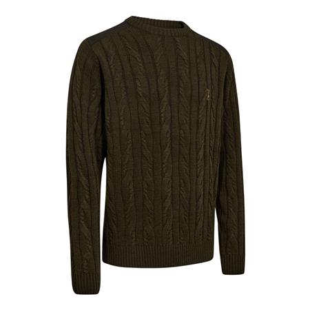 Pullover Mann Deerhunter Randall Tricot Col Rond - Art Green