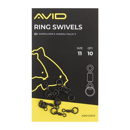 Pyörivä Liitin Avid Carp Ring Swivels