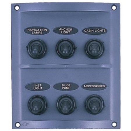 Quadro Elétrico Plastimo Estanque - 6 Interruptores