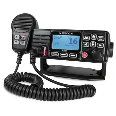 Radio Vhf Rt950 Fixe Navicom 25 Watts Avec Antenne Gps Intégrée