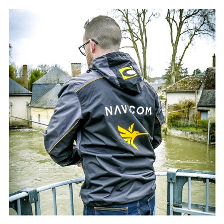 RAIN JACKET FOR MEN NAVICOM 2024 - NOIR/GRIS