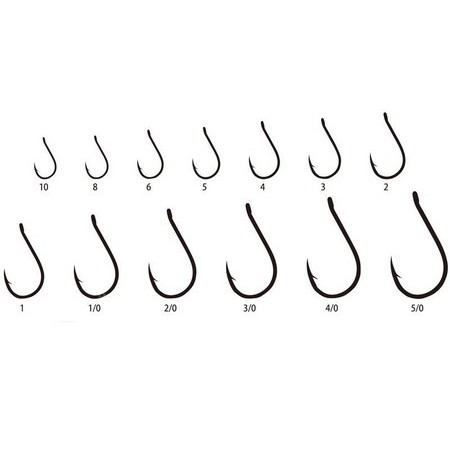 Raubfisch-Einfachhaken Fudo Hooks Chinu W/Ring - Nickel