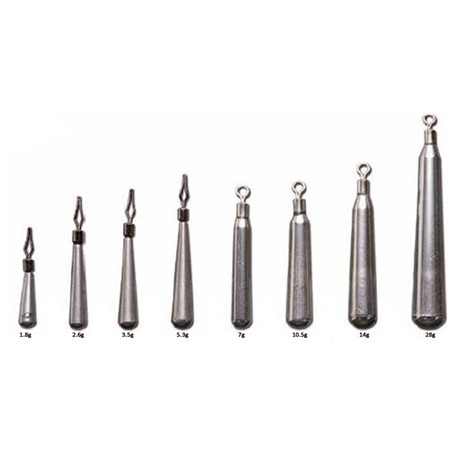 RAUBFISCHBLEI REINS TG SLIM DOWN SHOT SINKER - PACK
