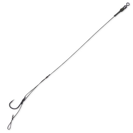 Ready-Tied Hooklength Mivardi Adjustable Hair Rig Easy Black
