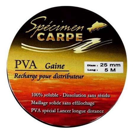 Recharge Filet Soluble Specimen Carpe Gaine Pva