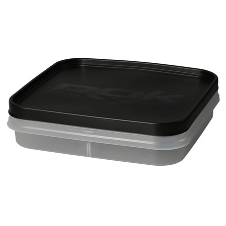 Recipiente Transparente Rok Fishing Square Basin Para Balde 10 E 17L + Tampa Flexível