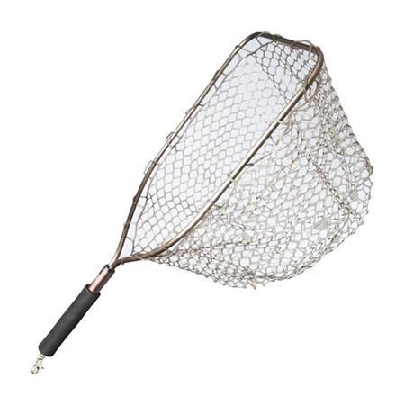 Rede Tipo Raquete Adamsbuilt Alumínio Trout Net Rubber 19