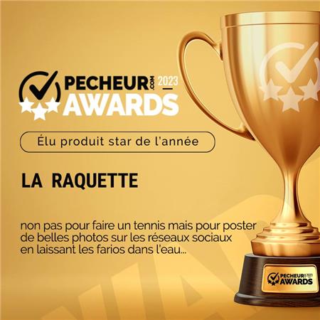 RETINO A RACCHETTA PAFEX FLYNET MANICO CARBONIO ROSSO - SUGHERO - RETE ANTI-A