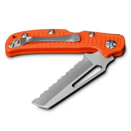 RETTUNGS- UND NOTFALL-KLAPPMESSER HPA GEZACKTE ZÄHNE ORANGE