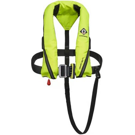 RETTUNGSWESTE CREWSAVER CREWFIT 165N SPORT AUTOMATISCH MIT GURT - GELB