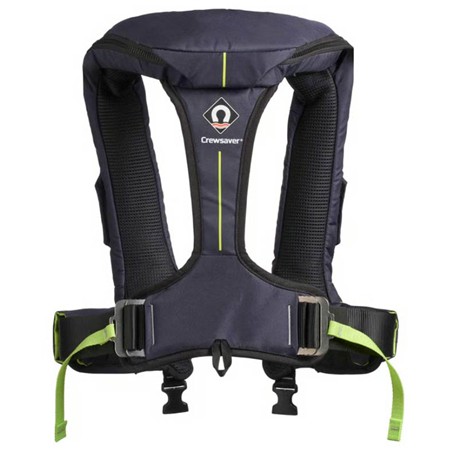 RETTUNGSWESTE CREWSAVER ERGOFIT 190N HAMMAR MIT GESCHIRR, TASCHENLAMPE & KAPUZE - BLAU