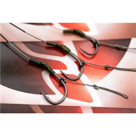 RIGGED LINE BOTTOM KORDA N-TRAP DF RIG BARBLESS