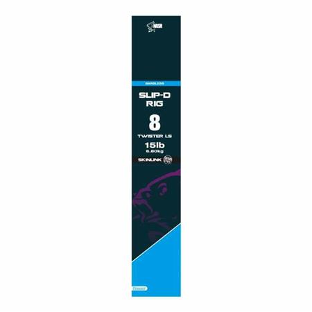 RIGGED LINE BOTTOM NASH SLIP D RIG BARBLESS
