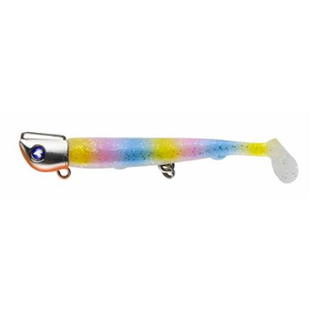 Rigged Soft Lure Blue Blue Jolty Mini 8 - 7.6Cm
