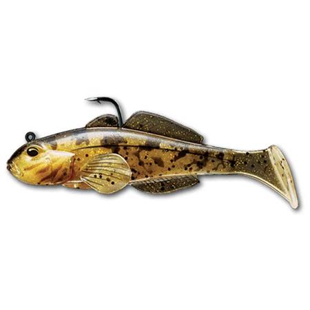 Rigged Soft Lure Live Target Goby Paddle Tail - 9Cm - Pack Of 3