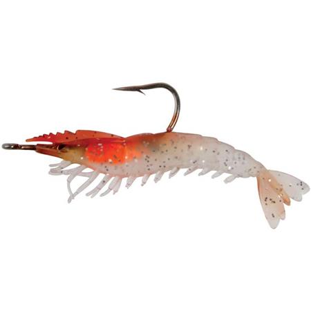 Rigget Softbait Hart Glow Shrimp - 5.5Cm - Pakke Med 3
