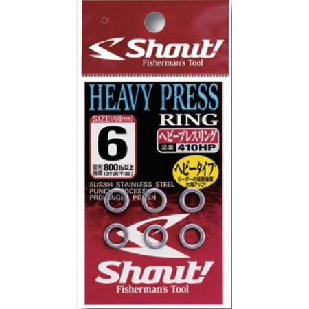 Ring Shout Heavy Press Ring - 6Er Pack